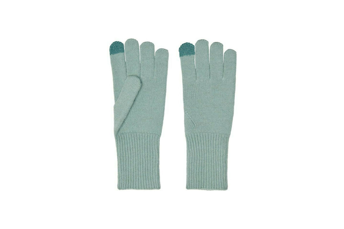 Only Onlastrid Knit Gloves Cc Γάντια Αφής Χειμερινά (15221507 BLUE SURF) Μπλέ